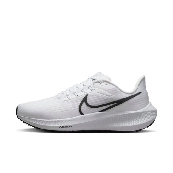 Size 6 Nike Air Zoom Pegasus 39 TB White Black Womens Running Shoes DM0165-100 - Picture 1 of 6